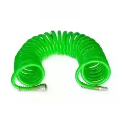 Wąż, przewód spiralny, pneumatyczny, sprężonego powietrza PANSAM A540086 PU 8x12mm, 5m, odporny na załamania