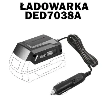 Ładowarka samochodowa do akumulatorów DEDRA SAS+ALL DED7038A