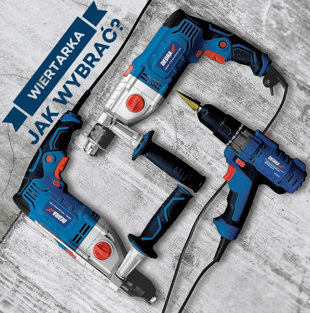 Wiertarka, wiertarka udarowa, młowiertarka -jak wybrać właściwe narzędzie