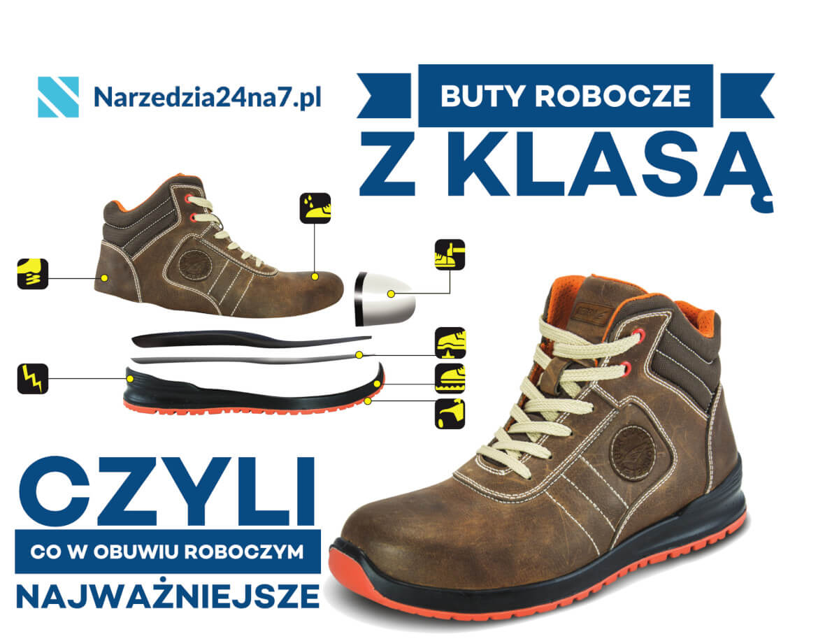 Buty robocze z klasą – czyli co w obuwiu roboczym najważniejsze