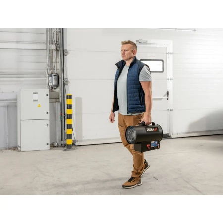 Nagrzewnica gazowa 7-15kW, czarna DEDRA DED9942