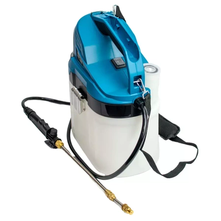 Opryskiwacz ogrodowy akumulatorowy DEDRA SAS+ALL DED7097 18V, ciśnienie 1,5 Bar, zbiornik 7,5L