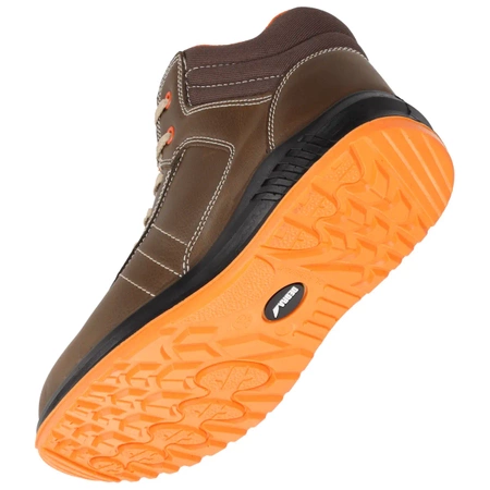 Trzewiki bezpieczne, buty BHP DEDRA BH9T4VK-43 crazy horse, rozm: 43,kat.S3 SRC, kompozytowy podnosek i polimerowa wkładka