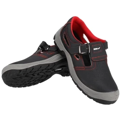 Sandały bezpieczne, buty BHP DEDRA BH9D1-46 skórzane, rozmiar: 46, kat.S1 SRC