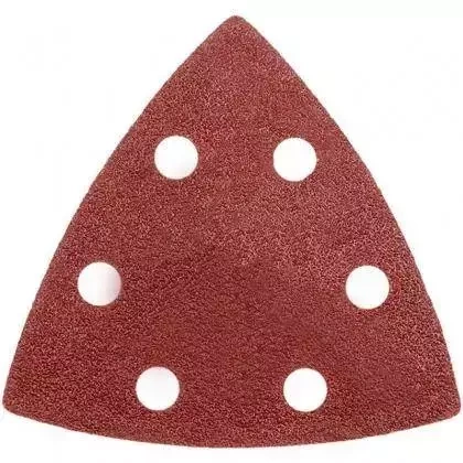 Papier ścierny do szlifierki DEDRA DED794574 trójkątne, delta, gr. 120, 80x80x80mm, do DED79456, 5szt