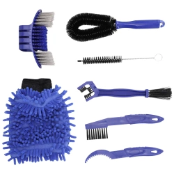 Zestaw do czyszczenia, mycia i pielęgnacji roweru, DEDRA 2001A70 , 7 elementów