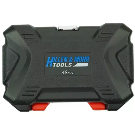 Zestaw kluczy nasadowych Hillen&Mohr 17K046 CrV 46 szt. 1/4''