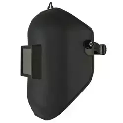 Przyłbica spawalnicza z tworzywa uchylna DEDRA DES016 345x210mm, filtr 90x110mm