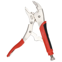 Szczypce zaciskowe uniwersalne, okrągłe 250mm DEDRA 1260P06, CRV, uchwyty TPR