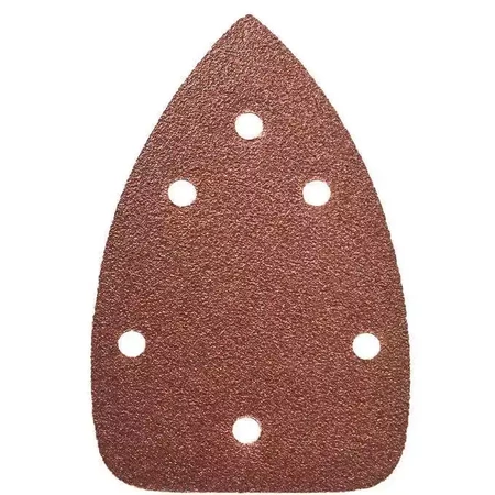 Papier ścierny do szlifierki delta DEDRA DED79416 gr. 180, 140x140x80mm, mocowane na rzep, 5szt