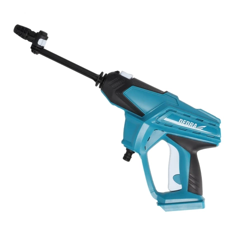 Myjka ciśnieniowa akumulatorowa 18V, DEDRA SAS+ALL DED7086